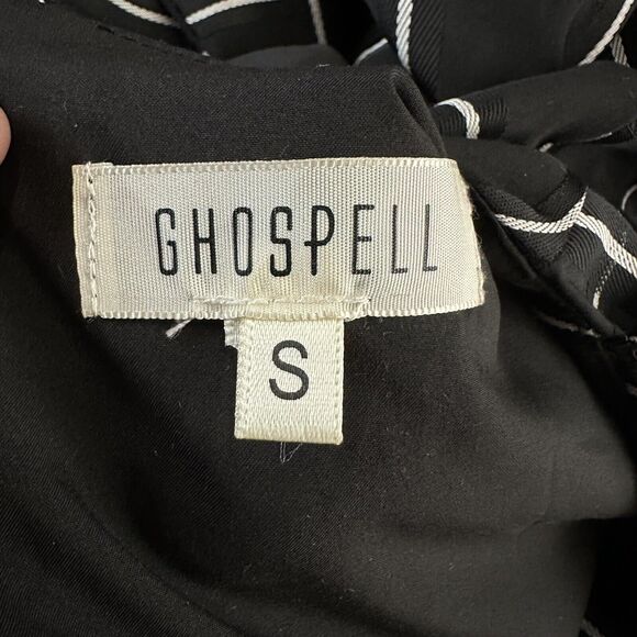 Sister Jane Ghospell Outake Check Black Open Back Midi Dress Size S - Picture 8 of 8